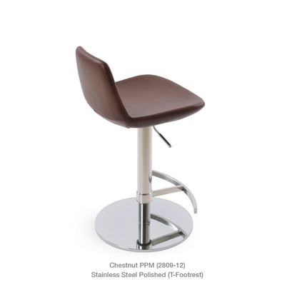PERA PISTON SWIVEL STOOL