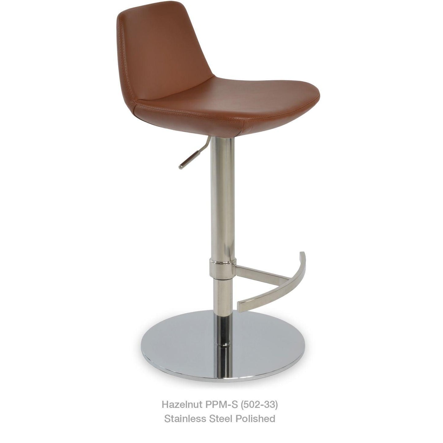 PERA PISTON SWIVEL STOOL