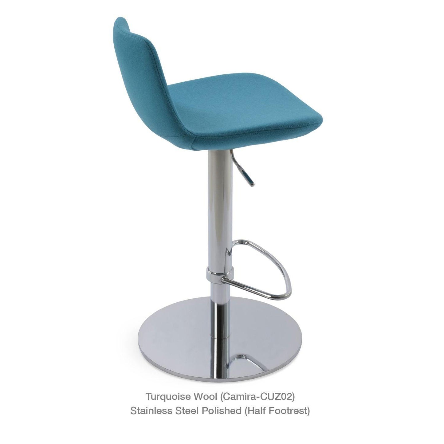 PERA PISTON SWIVEL STOOL