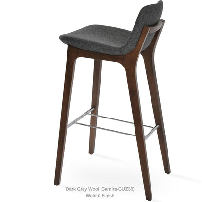 PERA WOOD HANDLE BACK STOOL