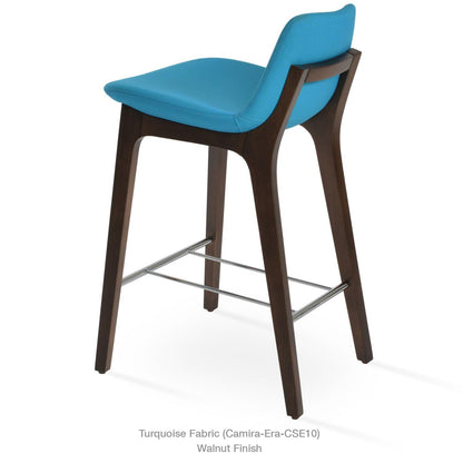 PERA WOOD HANDLE BACK STOOL