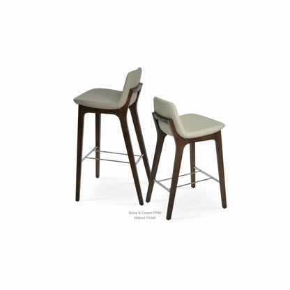 PERA WOOD HANDLE BACK STOOL