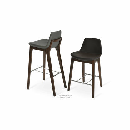 PERA WOOD HANDLE BACK STOOL