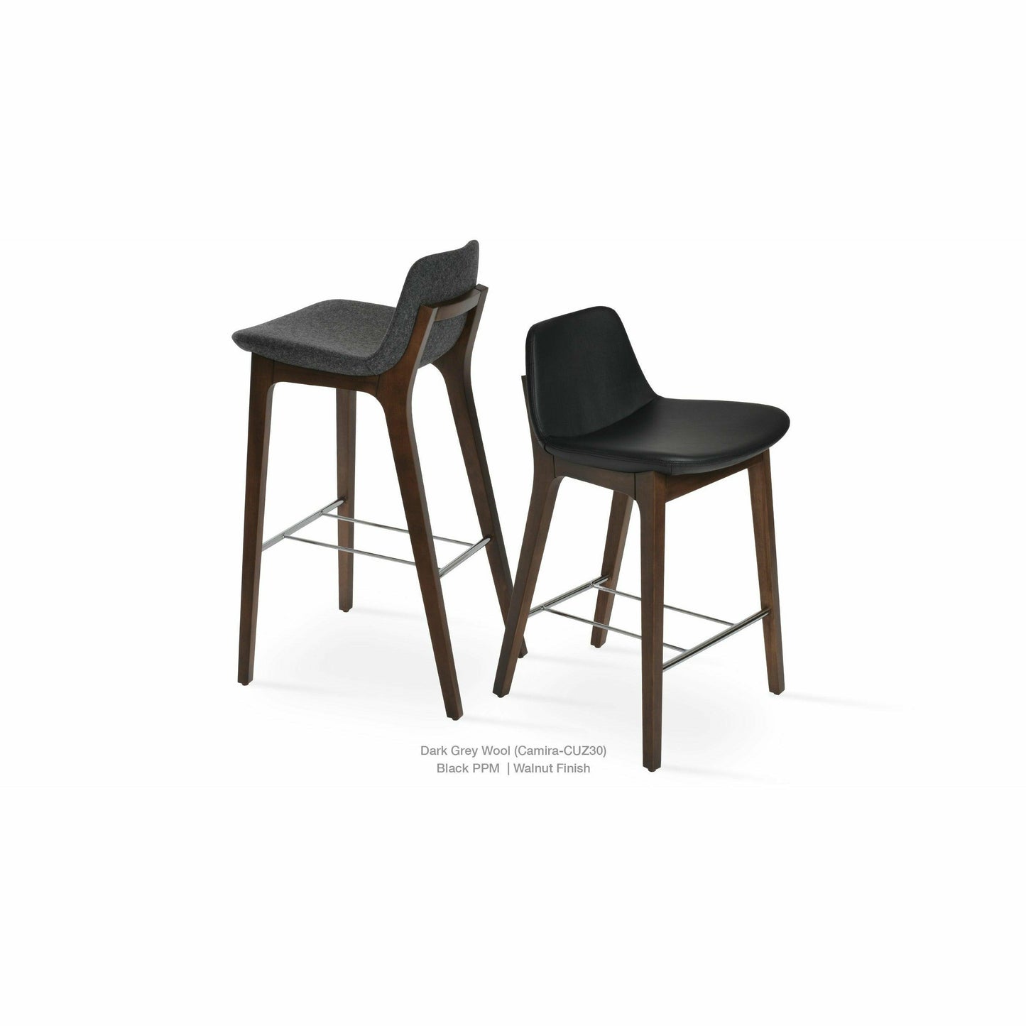PERA WOOD HANDLE BACK STOOL