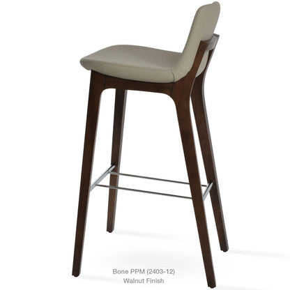 PERA WOOD HANDLE BACK STOOL