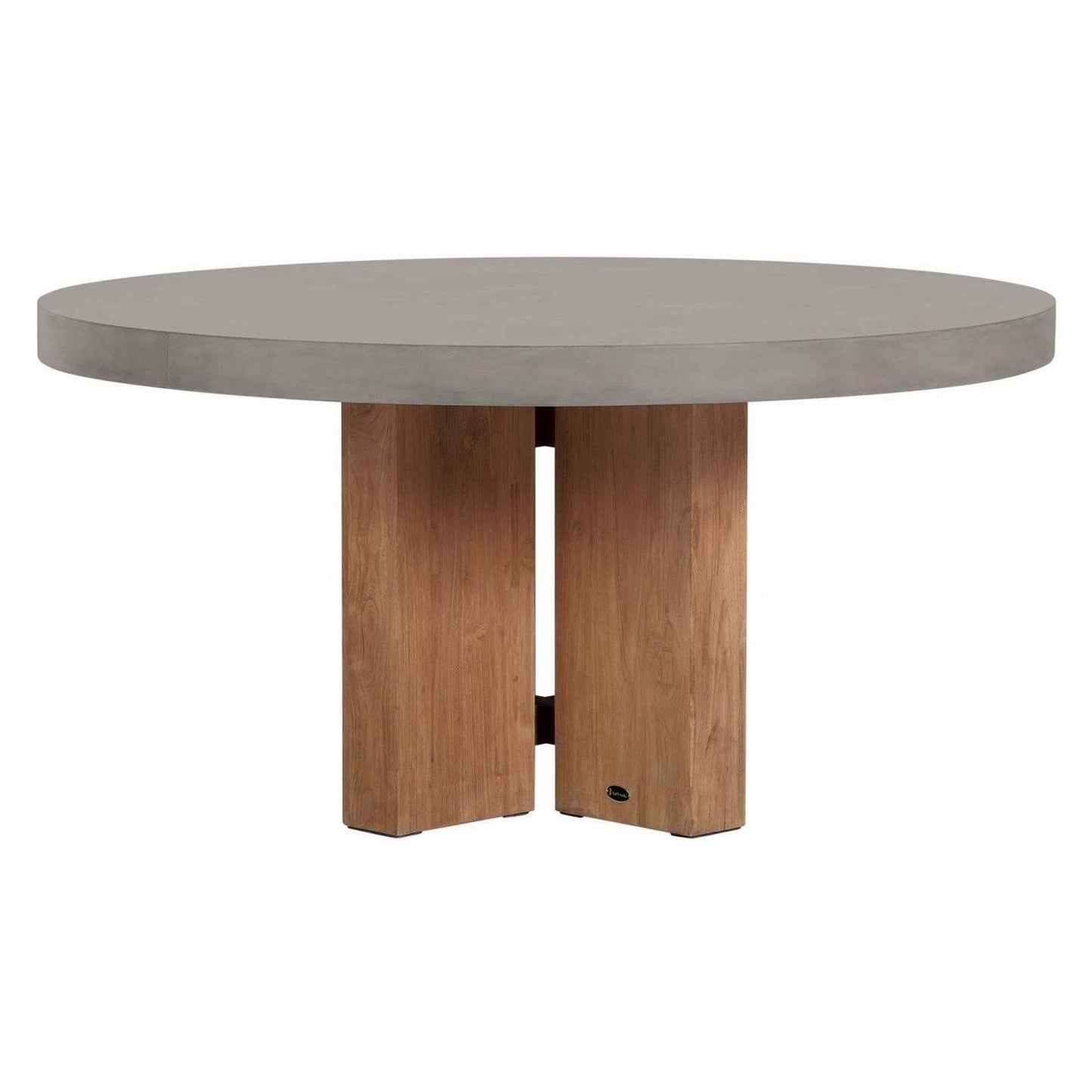 Perpetual Teak Java Dining Table Slate Grey