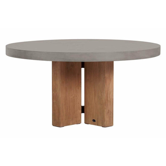 Perpetual Teak Java Dining Table Slate Grey