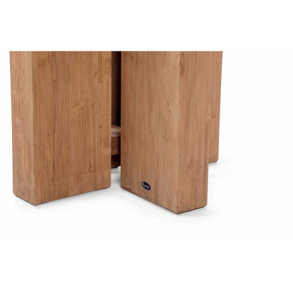 Perpetual Teak Java Dining Table Slate Grey