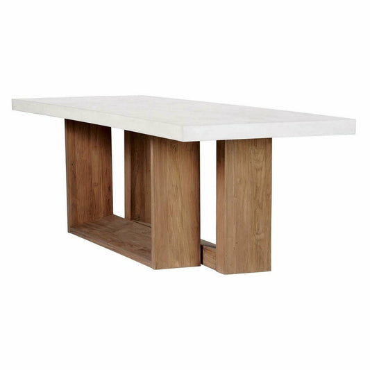 Perpetual Teak Lucca Counter Table Ivory White