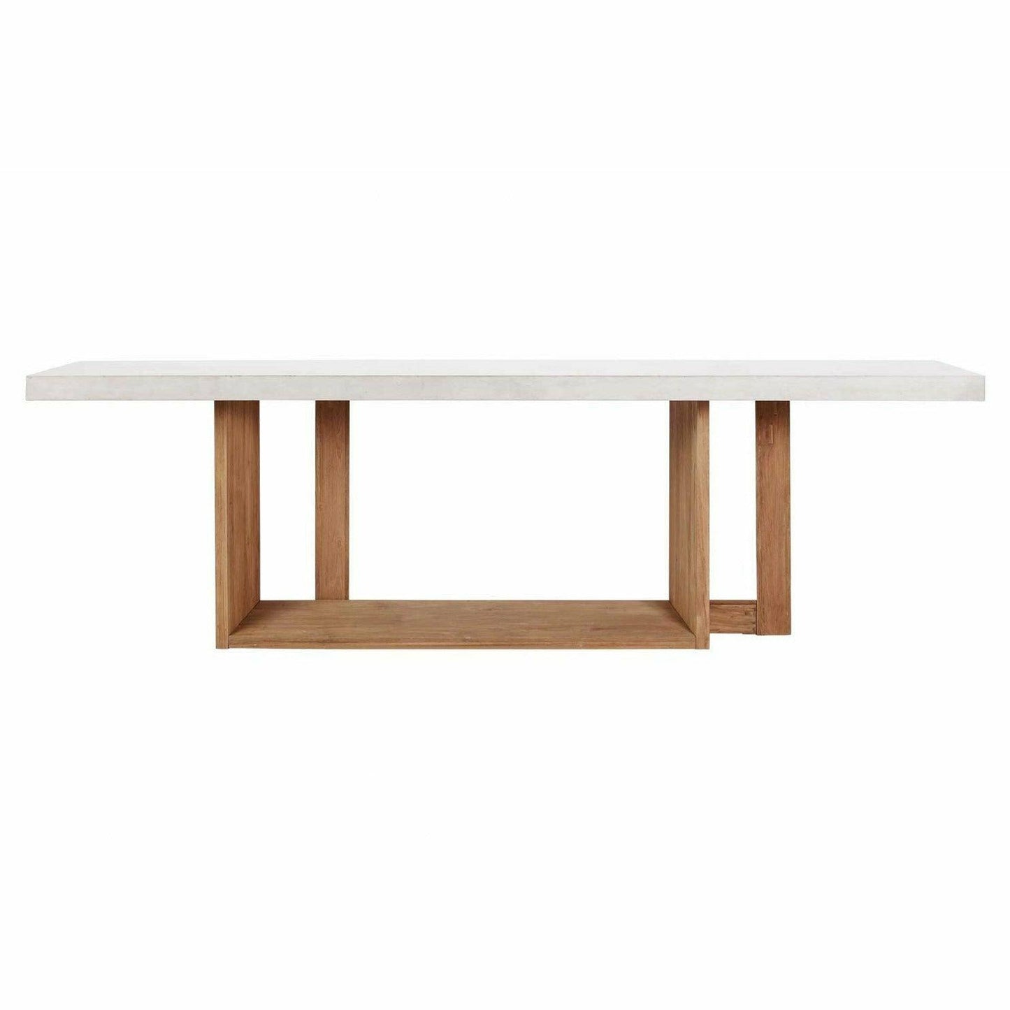 Perpetual Teak Lucca Counter Table Ivory White