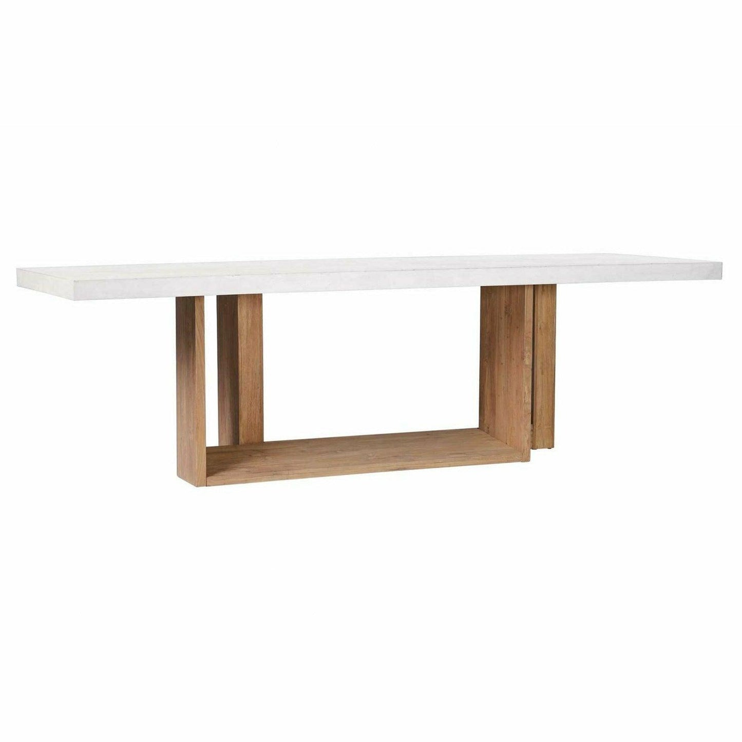 Perpetual Teak Lucca Counter Table Ivory White