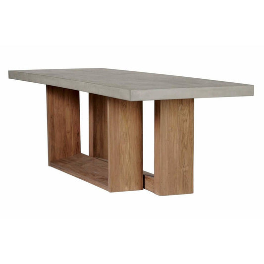 Perpetual Teak Lucca Counter Table Slate Gray