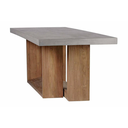 Perpetual Teak Lucca Counter Table Slate Gray