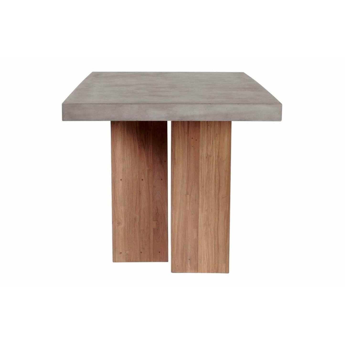 Perpetual Teak Lucca Counter Table Slate Gray