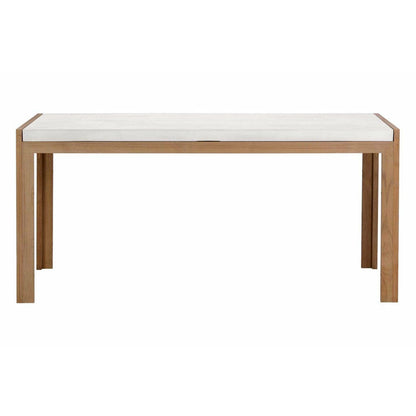 Perpetual Teak Soho Dining Table Ivory White