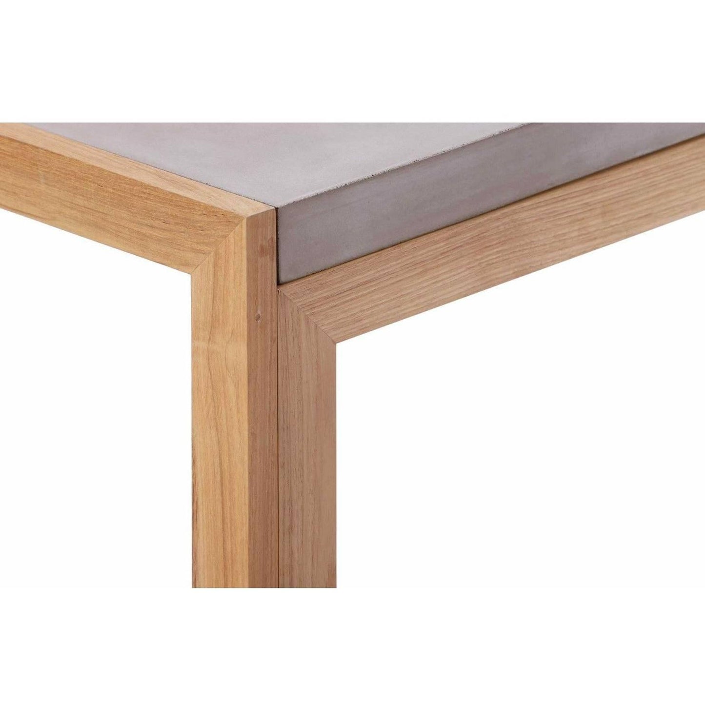 Perpetual Teak Soho Dining Table Ivory White