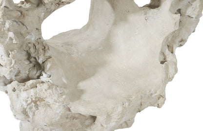 Colossal Cast Stone Sculpture with Seat Roman Stone