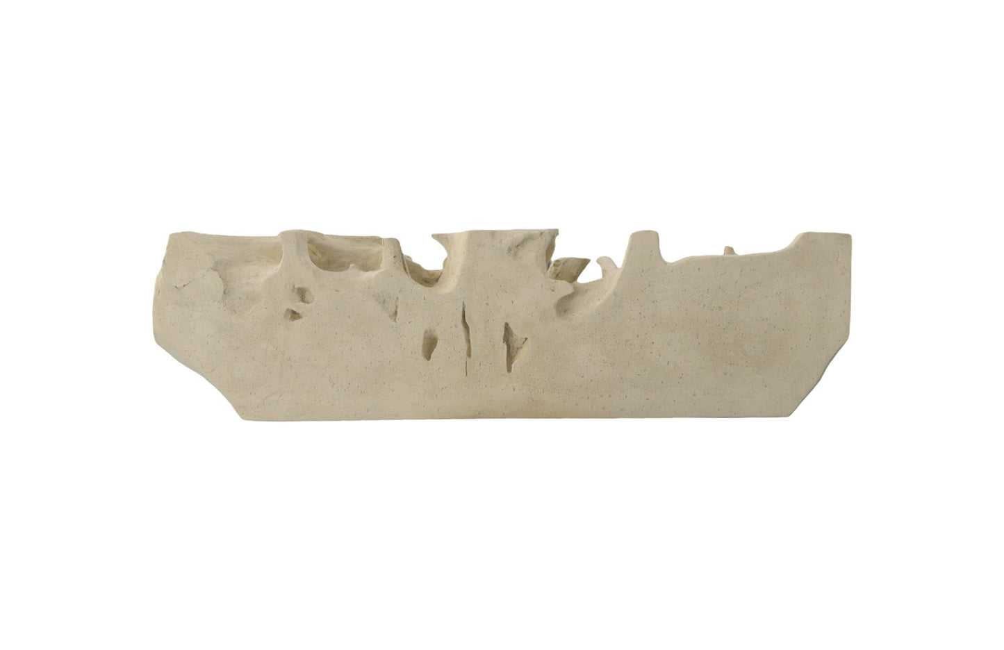 Tavolo portaoggetti con base a radice in pietra romana Beau Cast