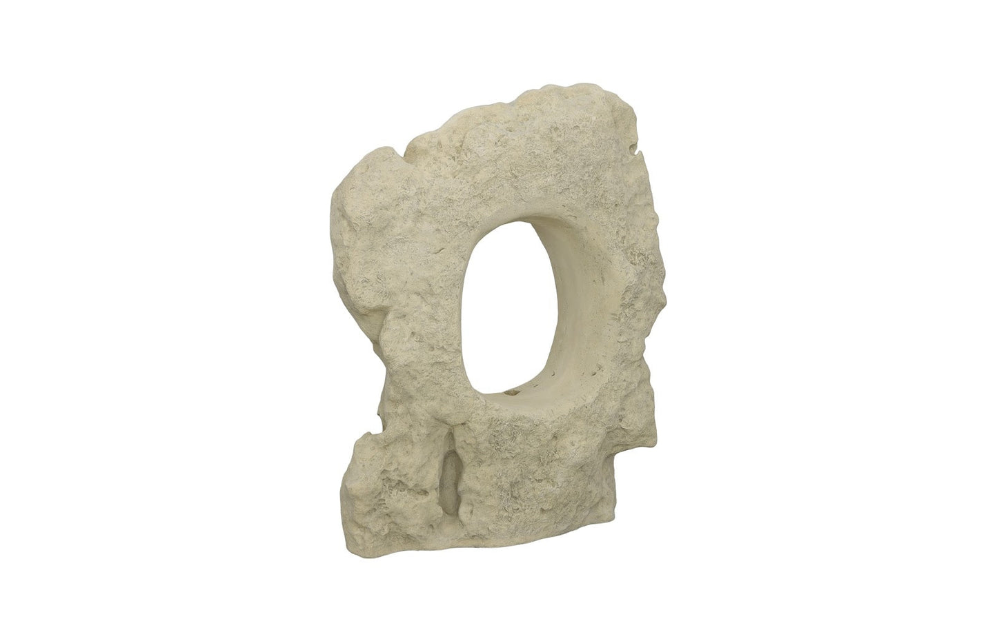 Colossal Cast Stone Sculpture Single Hole, Wide, Roman Stone