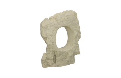 Colossal Cast Stone Sculpture Single Hole, Wide, Roman Stone
