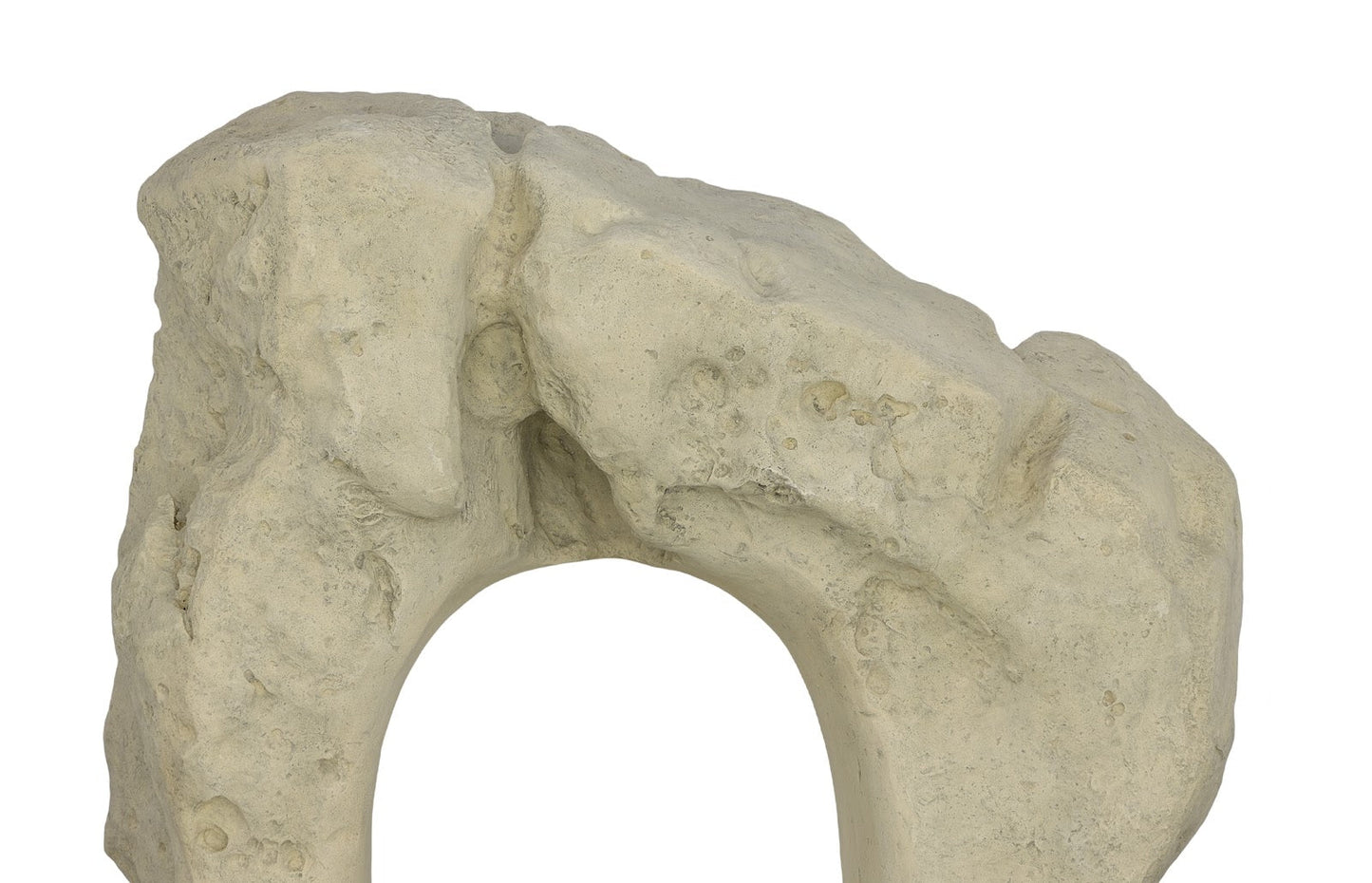 Colossal Cast Stone Sculpture Single Hole, Wide, Roman Stone