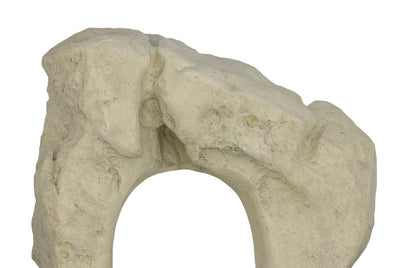 Colossal Cast Stone Sculpture Single Hole, Wide, Roman Stone