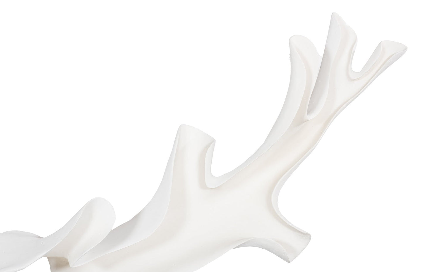 Cast Colossal Root Sculpture White Stone