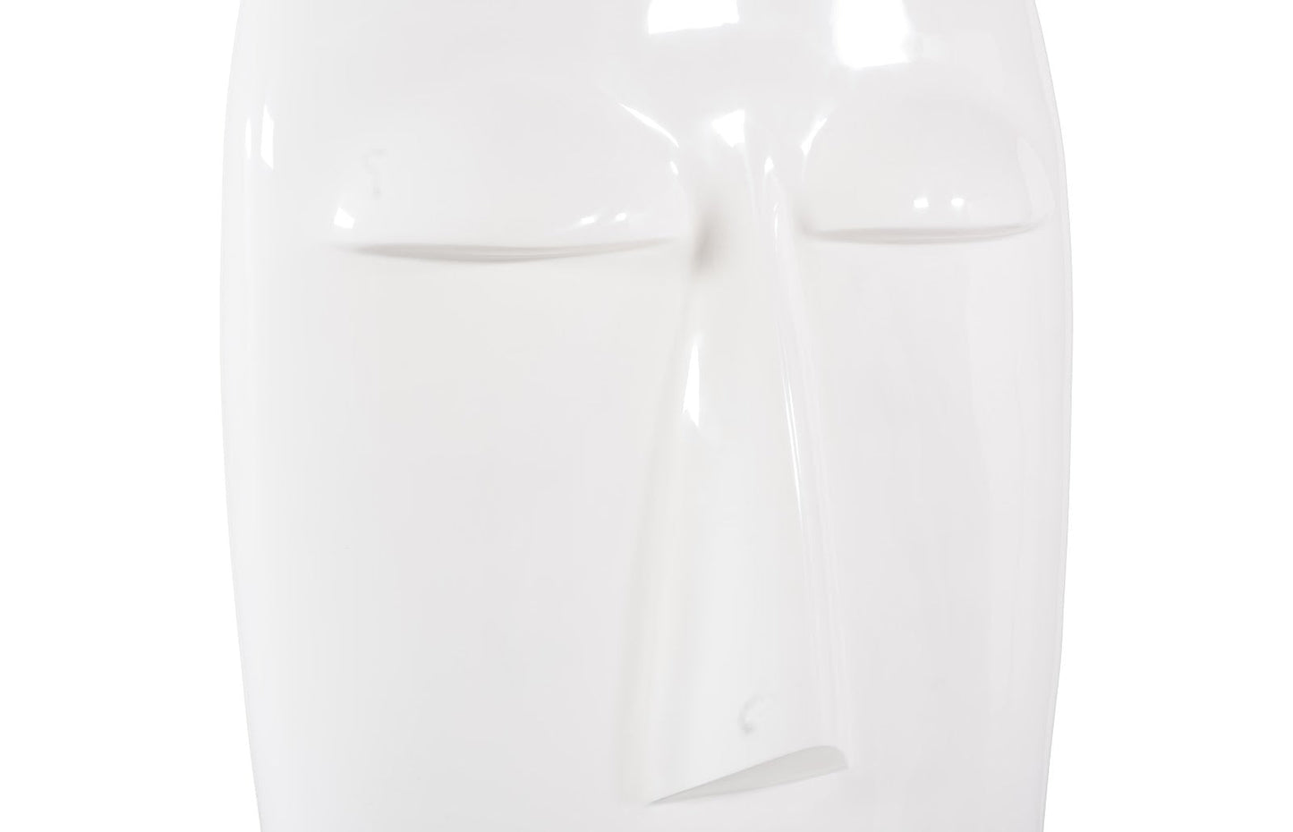 Emerging Face Sculpture Gel Coat White