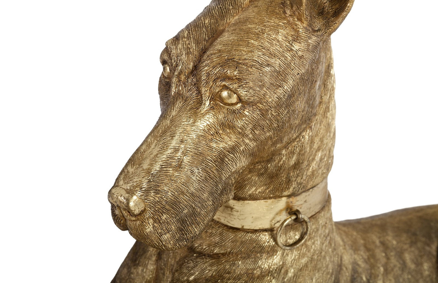 Great Dane Gold LeafSculpture