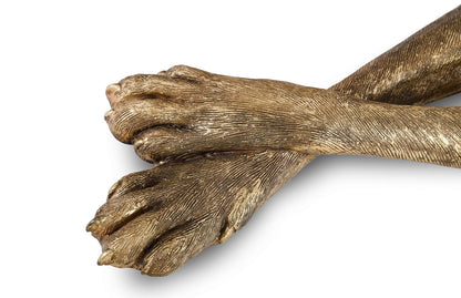 Great Dane Gold LeafSculpture