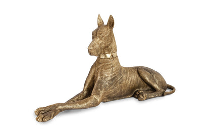 Great Dane Gold LeafSculpture