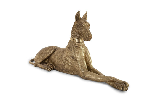 Great Dane Gold LeafSculpture
