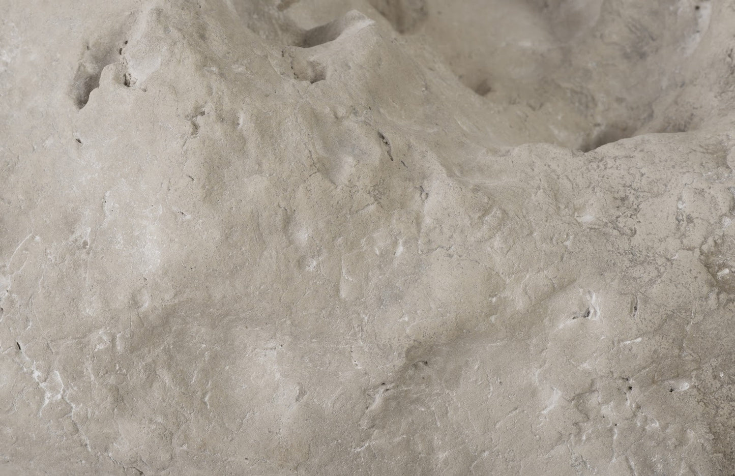 Colossal Cast Stone Sculpture Single Hole, Roman Stone