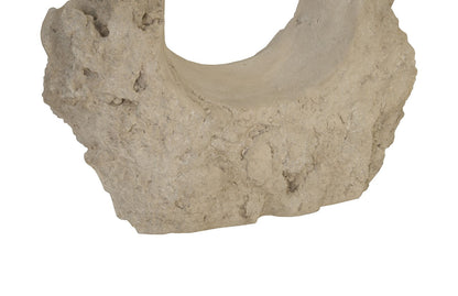 Colossal Cast Stone Sculpture Double Hole, Roman Stone