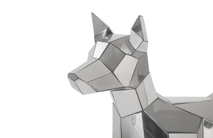 Crazy Cut Dog Stainless Steel, Silver