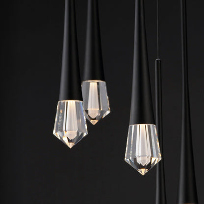 PIERCE 5-LIGHT LED PENDANT