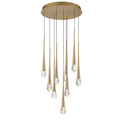 PIERCE 9-LIGHT LED PENDANT