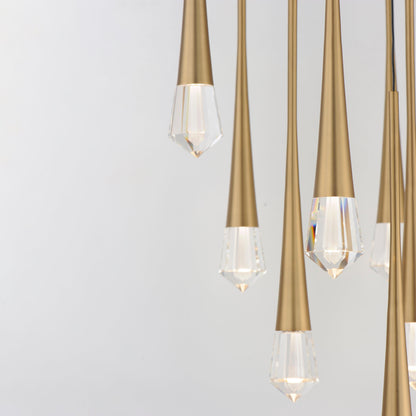 PIERCE 9-LIGHT LED PENDANT