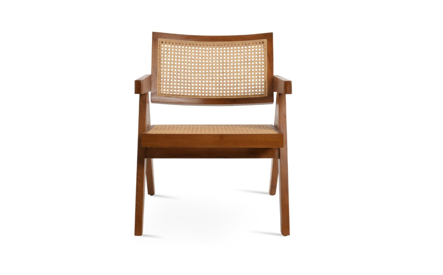 Pierre J Arm Teak Full Wicker Lounge