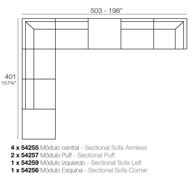 Pixel Modular Sectional