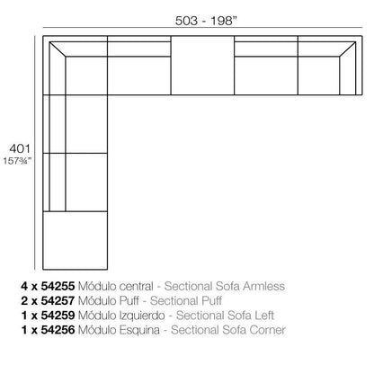 Pixel Modular Sectional