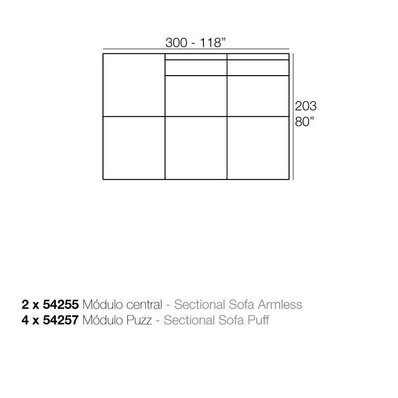 Pixel Modular Sectional