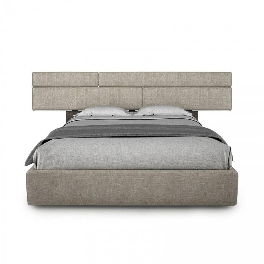 PLANK UPHOLSTERED STORAGE BED