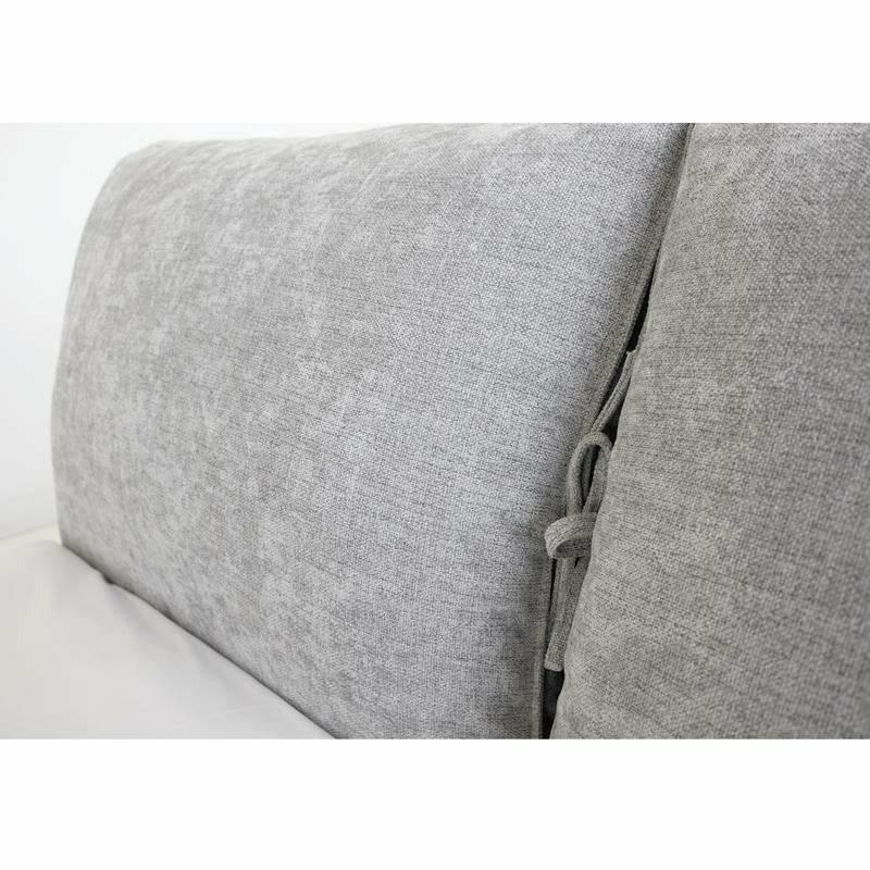 PLUME BED HEATHER GREY CHENILLE