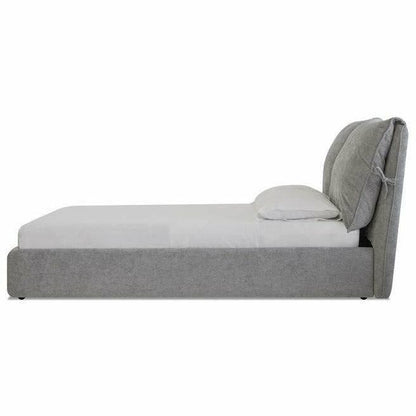 PLUME BED HEATHER GREY CHENILLE