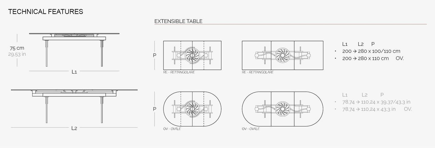 QUASAR Dining Table