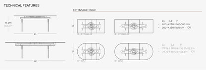 QUASAR Dining Table