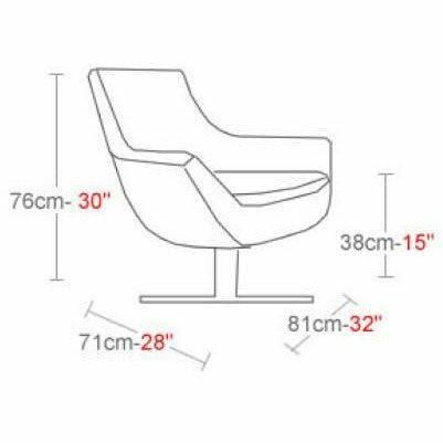 Rebecca Swivel Armchair