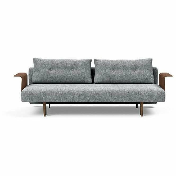 Recast Plus Sofa Bed Dark Styletto With Arms