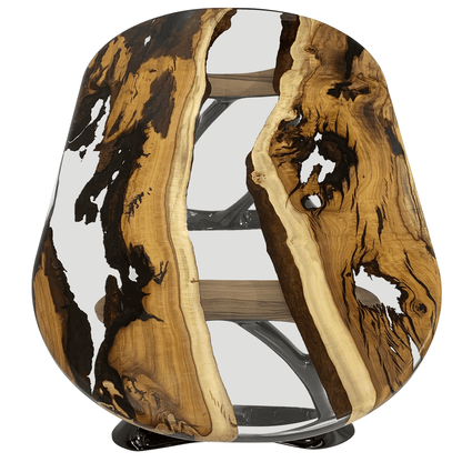Rhadios Walnut Wood Dining Table